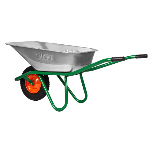 Тачка садово-строительная, усиленная, грузоподъемность 200 кг, объем 90 л Palisad по ценам производителя в Воронеже с доставкой по всей России