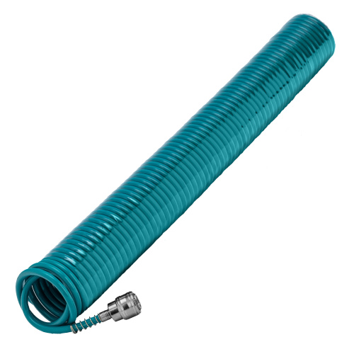 Полиуретановый спиральный шланг профессиональный BASF, 15 м, с быстросъемными соединением Stels по ценам производителя в Воронеже с доставкой по всей России