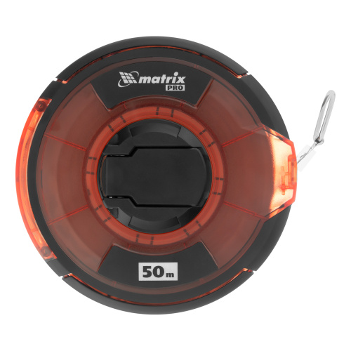 Рулетка геодезическая 50 м х 12,5 мм, закрытый корпус, стальная лента, односторонняя шкала, Pro Matrix по ценам производителя в Воронеже с доставкой по всей России
