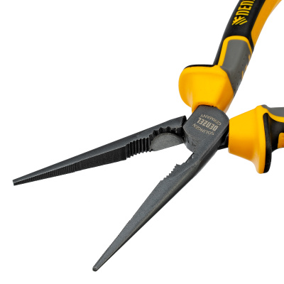 Длинногубцы прямые 205 мм, трехкомпонентные рукоятки Denzel по ценам производителя в Воронеже с доставкой по всей России