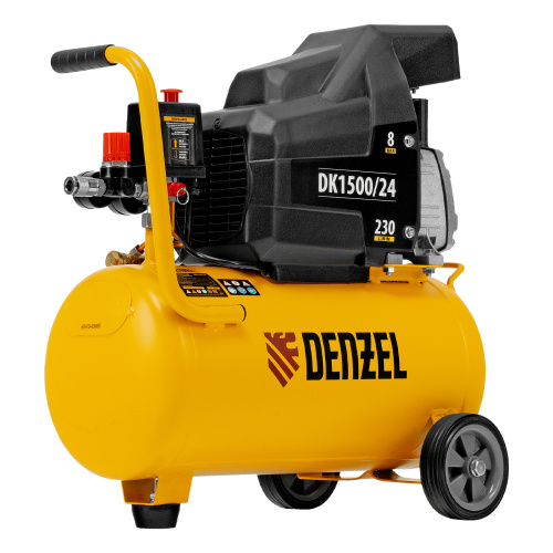 Компрессор воздушный DK1500/24, Х-PRO 1.5 кВт, 230 л/мин, 24 л Denzel по ценам производителя в Воронеже с доставкой по всей России