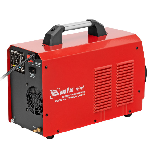 Аппарат инвертор. полуавтомат. cварки MIG-180S, 180A, ПВ 60%, катушка 5 кг MTX по ценам производителя в Воронеже с доставкой по всей России
