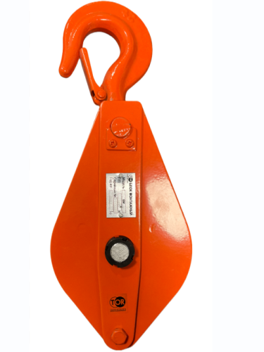 Блок монтажный однорольный с  крюком TOR 2 т с откидной щекой по ценам производителя в Воронеже с доставкой по всей России