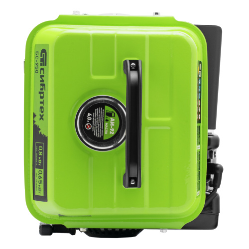 Генератор бензиновый БС-950, 0.8 кВт, 230 В, 2-х тактный, 4 л, ручной стартер Сибртех по ценам производителя в Воронеже с доставкой по всей России