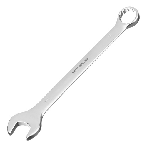 Набор ключей комбинированных, 8-19 мм, 8 шт, CrV, матовый хром Stels по ценам производителя в Воронеже с доставкой по всей России