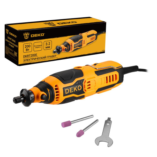 Электрический гравер DEKO DKRT200E с регулировкой скорости, 200 Вт по ценам производителя в Воронеже с доставкой по всей России