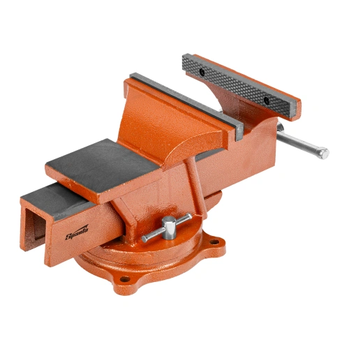 Тиски слесарные, 200 мм, поворотные, с наковальней Sparta по ценам производителя в Воронеже с доставкой по всей России