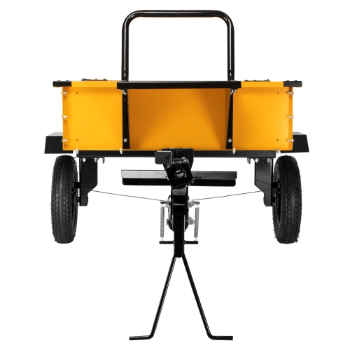 Прицеп для мотоблока TT-500, оцинк., груз. 500 кг, рег. сцепка, колеса 4.00-10, в упаковке Denzel по ценам производителя в Воронеже с доставкой по всей России