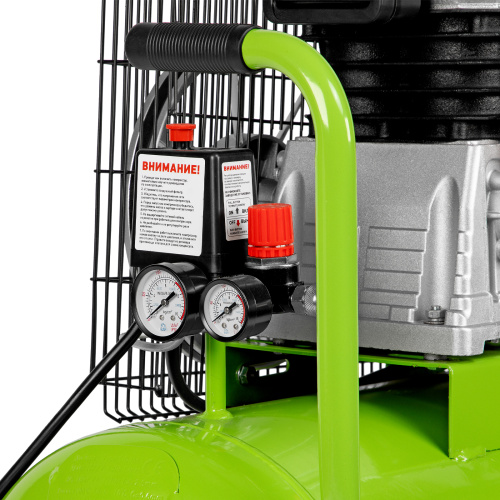 Компрессор воздушный КР-2200/100, 2.2 кВт, 350 л/мин, 100 л, ременной привод, масляный Сибртех по ценам производителя в Воронеже с доставкой по всей России