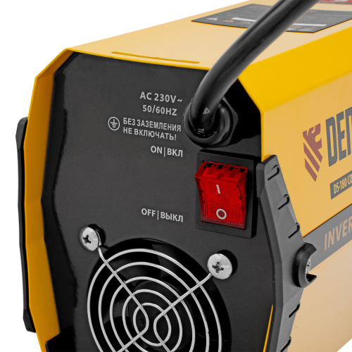 Аппарат инверторный дуговой сварки DS-180 Compact, 180 А, ПВ 70%, диаметр электрода 1.6-4 мм Denzel по ценам производителя в Воронеже с доставкой по всей России