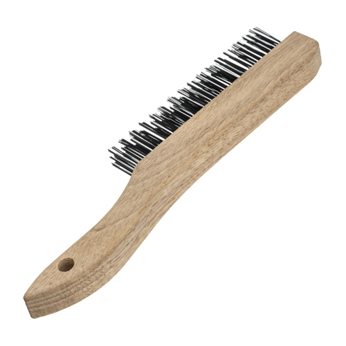 Щетка зачистная трехрядная, закаленная прямая проволока с деревянной ручкой Сибртех по ценам производителя в Воронеже с доставкой по всей России