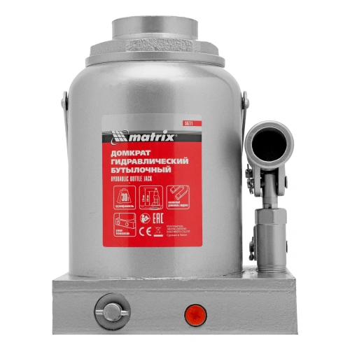Домкрат гидравлический бутылочный, 30 т, h подъема 244-370 мм Matrix по ценам производителя в Воронеже с доставкой по всей России