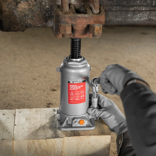 Домкрат гидравлический бутылочный, 16 т, h подъема 230-460 мм Matrix по ценам производителя в Воронеже с доставкой по всей России