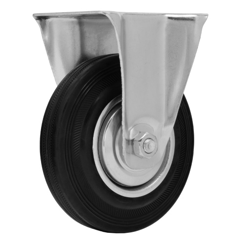 Колесо неповоротное D 125 мм, крепление  платформенное Сибртех по ценам производителя в Воронеже с доставкой по всей России