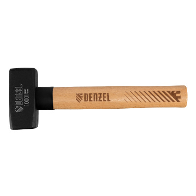 Кувалда, 1000 г, кованая головка, буковая рукоятка Denzel по ценам производителя в Воронеже с доставкой по всей России