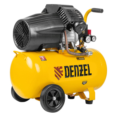 Компрессор воздушный DCV2200/50, прямой привод, 2.2 кВт, 50 литров, 380 л/мин Denzel по ценам производителя в Воронеже с доставкой по всей России