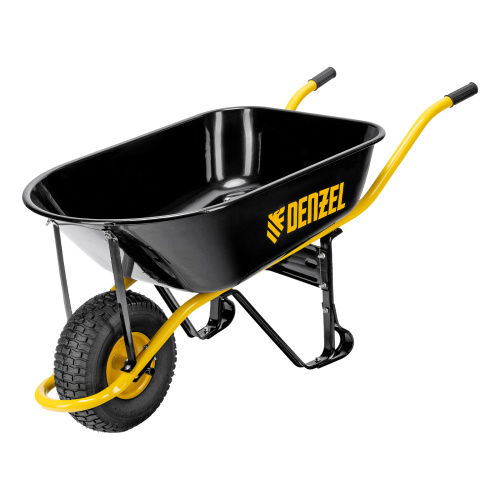 Тачка строительная, усиленная, объем 130 л, 230 кг, колесо 15х6.00-6 Denzel по ценам производителя в Воронеже с доставкой по всей России