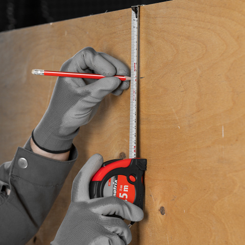 Рулетка Status Magnet fixation,7,5 м х 25 мм,обрезиненный корпус,зацеп с магнитом Matrix по ценам производителя в Воронеже с доставкой по всей России