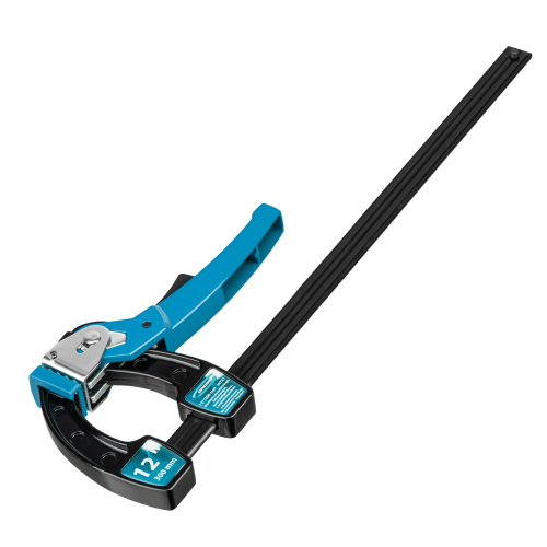 Струбцина реечная быстрозажимная 12, металлический корпус, рычажный храповой механизм, 300 мм Gross по ценам производителя в Воронеже с доставкой по всей России