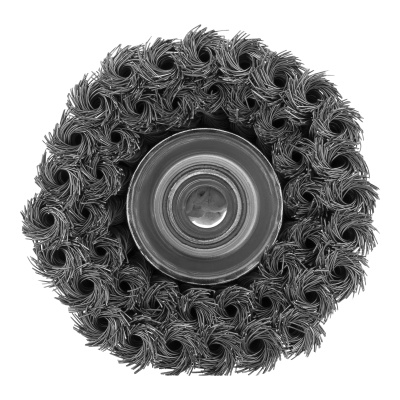 Щетка для УШМ, 100 мм, М14, "чашка", двухрядная, крученая проволока 0.35 мм Matrix по ценам производителя в Воронеже с доставкой по всей России