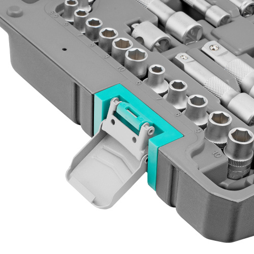 Набор инструментов, 1/2",3/8", 1/4", CrV, пластиковый кейс 142 предмета Stels по ценам производителя в Воронеже с доставкой по всей России