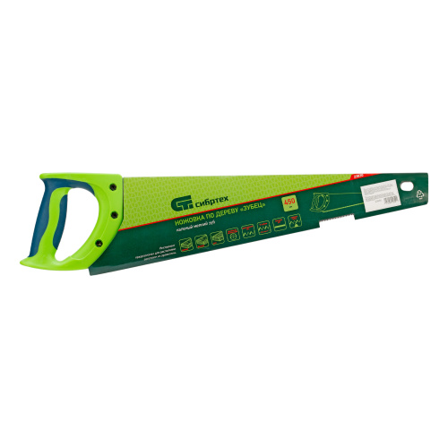 Ножовка по дереву"Зубец" для точных пильных работ, 450 мм, каленый зуб 2D, 14 TPI, двухкомпонентная рукоятка Сибртех по ценам производителя в Воронеже с доставкой по всей России