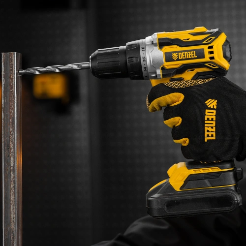 Дрель-шуруповерт аккумуляторная, бесщет. BLDL-18-0 Li-Ion, 18 В Denzel по ценам производителя в Воронеже с доставкой по всей России