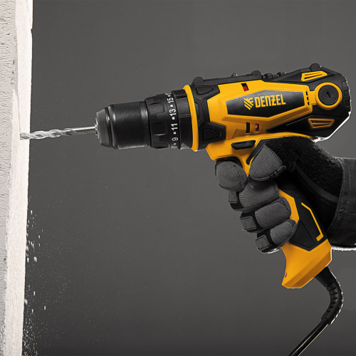 Дрель-шуруповерт сетевая ударная ISD-300-13 Denzel по ценам производителя в Воронеже с доставкой по всей России