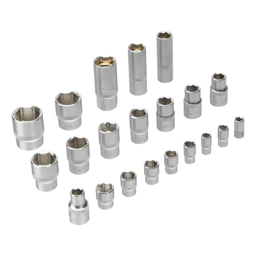 Набор инструментов, 1/2", 1/4", CrV, S2, пластиковый кейс, 64 предмета Denzel по ценам производителя в Воронеже с доставкой по всей России