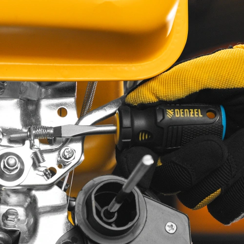 Отвертка, SL6x38 мм, S2, 3к рукоятка Denzel по ценам производителя в Воронеже с доставкой по всей России