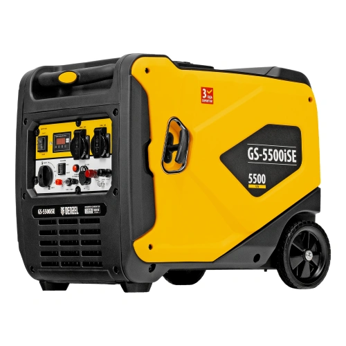 Генератор инверторный GS-5500iSE, 5,5 кВт, 230 В, закрытый корпус,электростартер Denzel по ценам производителя в Воронеже с доставкой по всей России