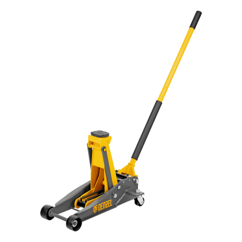 Домкрат гидравлический подкатной, 3 т, 125-470 мм, быстрый подъем, проф. Denzel по ценам производителя в Воронеже с доставкой по всей России