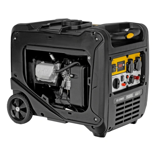 Генератор инверторный GS-5500iSE, 5,5 кВт, 230 В, закрытый корпус,электростартер Denzel по ценам производителя в Воронеже с доставкой по всей России