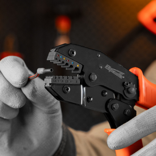 Клещи, 0.5-6 мм, для обжима электрокабеля Sparta по ценам производителя в Воронеже с доставкой по всей России