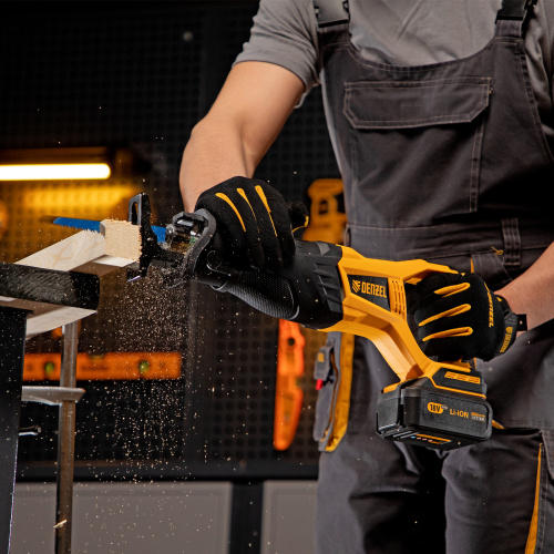 Пила сабельная аккумуляторная бесщет BRC-120,  18В Li-Ion Denzel по ценам производителя в Воронеже с доставкой по всей России