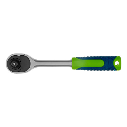 Ключ-трещотка 3/8", 45 зубьев, с быстрым сбросом, матовый хром Сибртех по ценам производителя в Воронеже с доставкой по всей России