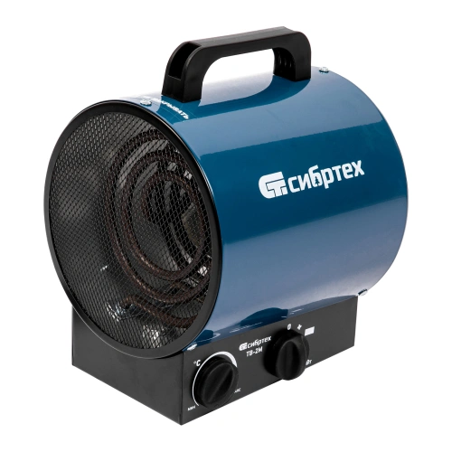 Тепловая пушка ТВ-2М (тепловентилятор), 230 В, 2 режима: вентилятор / 2000 Вт Сибртех купить в Москве с доставкой по всей России | ProtosMarket.ru