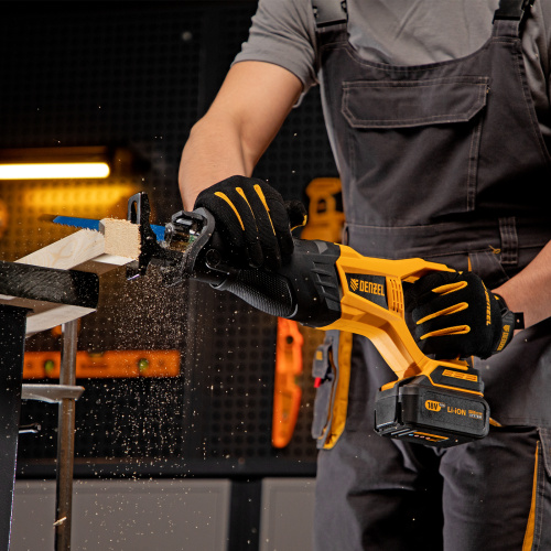 Пила сабельная аккумуляторная бесщет BRC-120-0,  18В Li-Ion Denzel по ценам производителя в Воронеже с доставкой по всей России