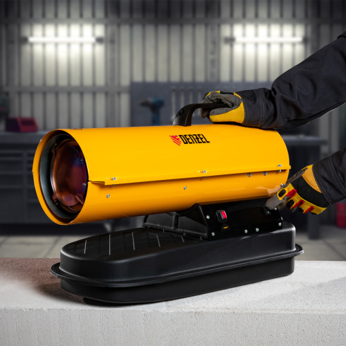 Дизельная тепловая пушка DHG-10, 10 кВт, 300 м3/ч, прямой нагрев Denzel по ценам производителя в Воронеже с доставкой по всей России