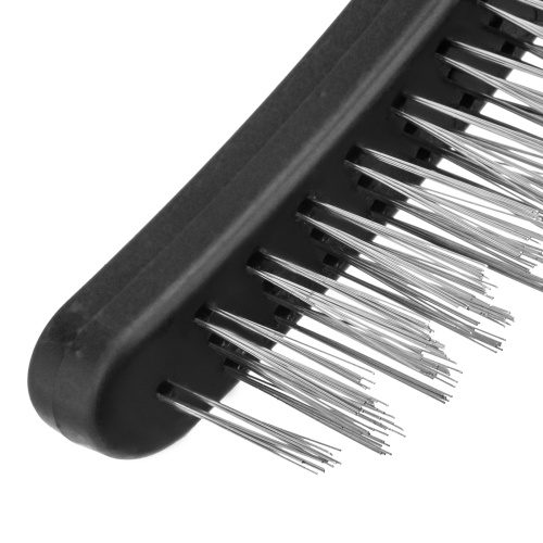 Щетка трехрядная металлическая с пластмассовой ручкой Sparta по ценам производителя в Воронеже с доставкой по всей России