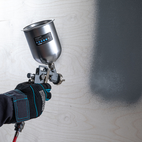 Краскораспылитель пневматический с верхним бачком V 0.6 л, сопло D 1.2, 1.5 и 1.8 мм Matrix по ценам производителя в Воронеже с доставкой по всей России