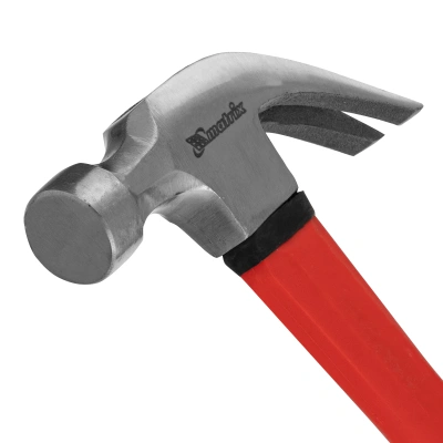 Молоток-гвоздодер optimal, 450 г, фибергласовая обрезиненная рукоятка Matrix по ценам производителя в Воронеже с доставкой по всей России