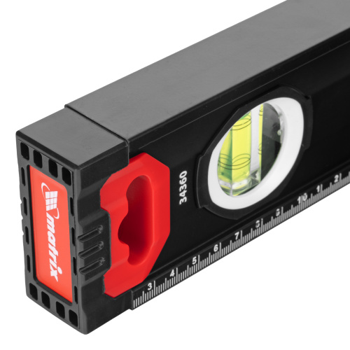 Уровень алюминиевый, усиленный, фрезерованный, 3 глазка, 400 мм Matrix по ценам производителя в Воронеже с доставкой по всей России