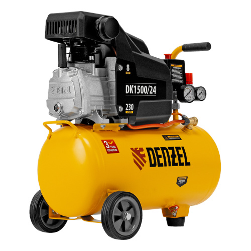 Компрессор воздушный DK1500/24, Х-PRO 1.5 кВт, 230 л/мин, 24 л Denzel по ценам производителя в Воронеже с доставкой по всей России