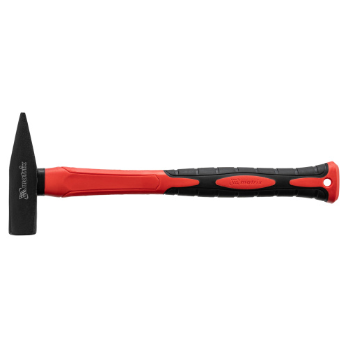 Молоток слесарный optimal, 500 г, фибергласовая обрезиненная рукоятка, квадратный боек Matrix по ценам производителя в Воронеже с доставкой по всей России