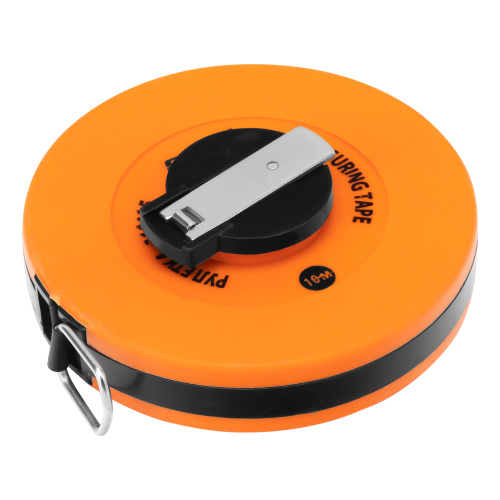 Рулетка геодезическая, 10 м х 12,5 мм, лента ПВХ, закрытый круглый корпус Sparta по ценам производителя в Воронеже с доставкой по всей России