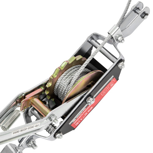 Лебедка рычажная, тяга 2 т, подъем 0.8 т, одинарное храповое колесо Matrix по ценам производителя в Воронеже с доставкой по всей России