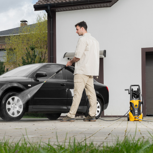 Моечная машина высокого давления R-165D, 2200 Вт, 165 бар, 7 л/мин, с барабаном Denzel по ценам производителя в Воронеже с доставкой по всей России