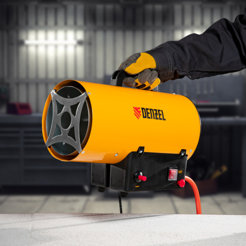 Газовая тепловая пушка GHG-15, 15 кВт, 500 м3/ч, пропан-бутан Denzel по ценам производителя в Воронеже с доставкой по всей России