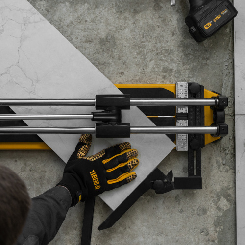 Плиткорез 800х14мм, цельнометал. напр., каретка на подш., стальная станина, рукоятка-пенал Denzel по ценам производителя в Воронеже с доставкой по всей России